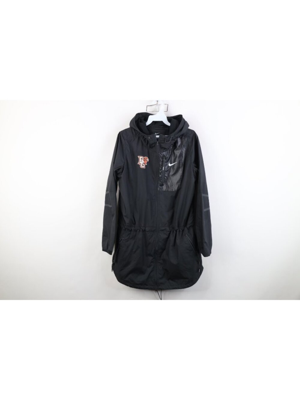 Nike Womens Medium Team Issued Bowling Green State University Hooded Rain Jacket